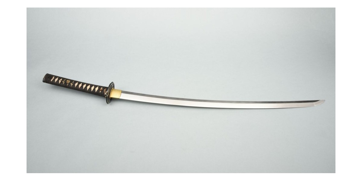 Poignée D'épée Japonaise Ancienne - Époque Edo (22 Cm / 8,7 Pouces) - Relique Famille Samouraï