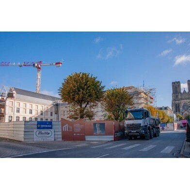 Vue depuis la rue libergier