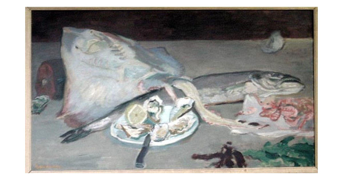 Etalage de fruits de mer, LECARON Portail officiel des Musées de Reims