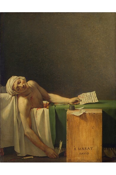 Fig. 1 - Jacques-Louis David, « Marat assassiné » 