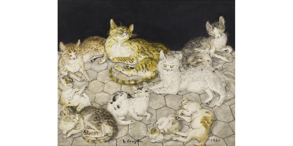 Chats, FOUJITA - Portail officiel des Musées de Reims