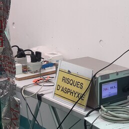 Bulle d'anoxie (désinsectisation par privation d'oxygène) réalisée par Alain Renard