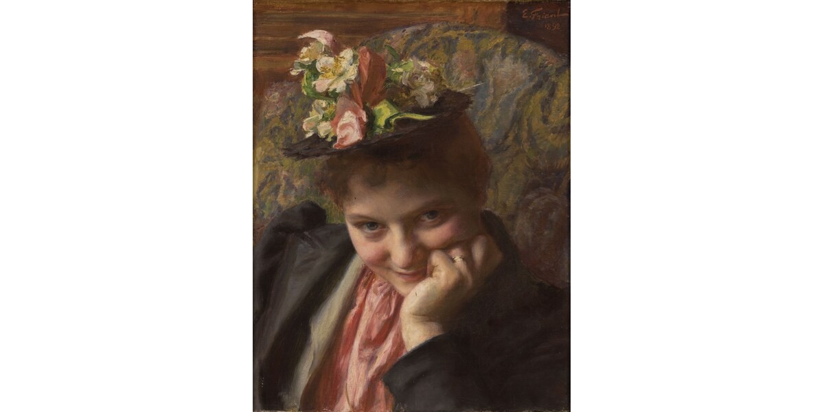 friant, émile - Portrait de femme 2 - a photo on