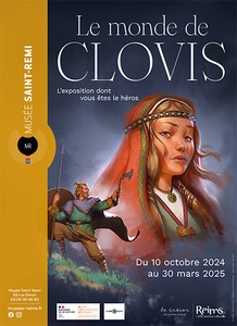 Affiche d'exposition "Le Monde de Clovis"