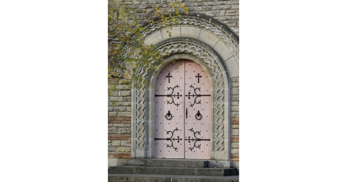 Porte de la chapelle et ses ferrures, ANONYME FRANCAIS 20ème siècle Portail officiel des