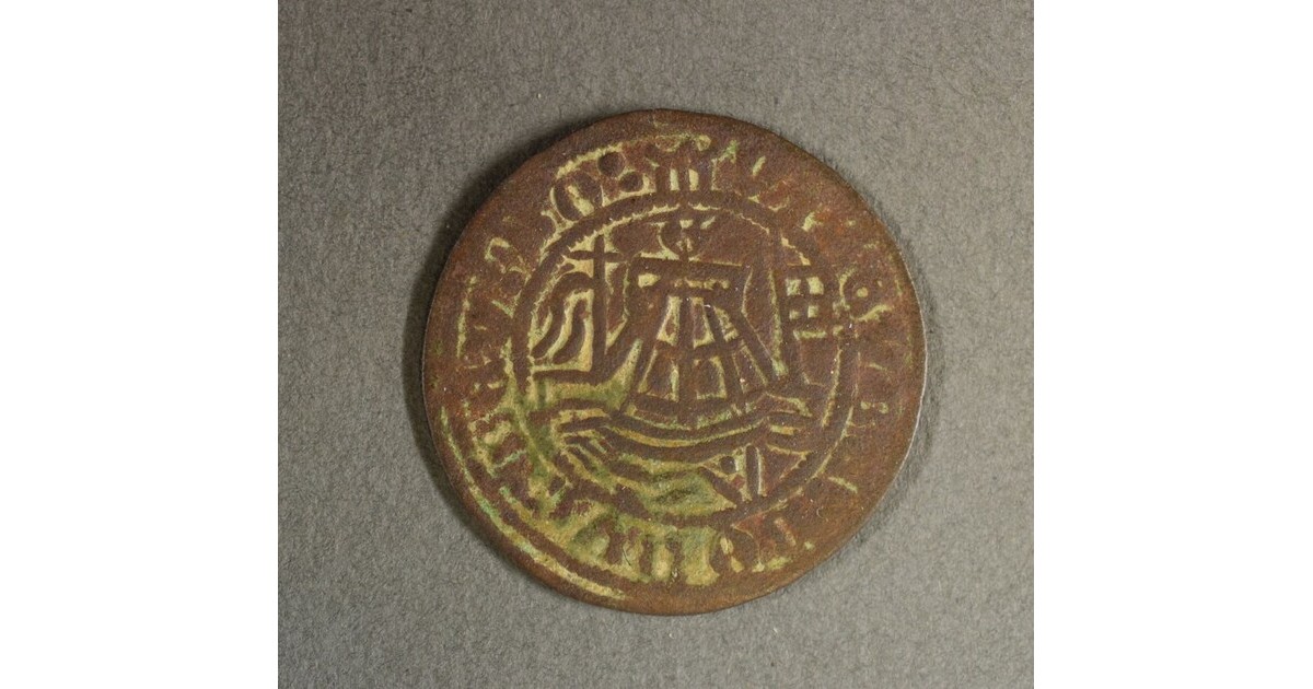 Jeton Ancien Type 'à La Nef' - Référence 31-42, à Identifier - Pour Collectionneurs De Numismatique