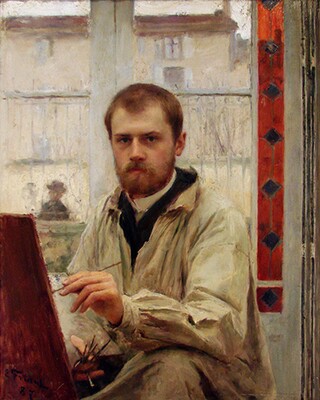 « Autoportrait en gris clair »