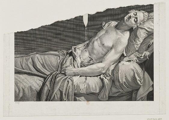 Fig. 3 - Gravure de Pierre-Alexandre Tardieu d'après le dessin d'Anatole Devosge