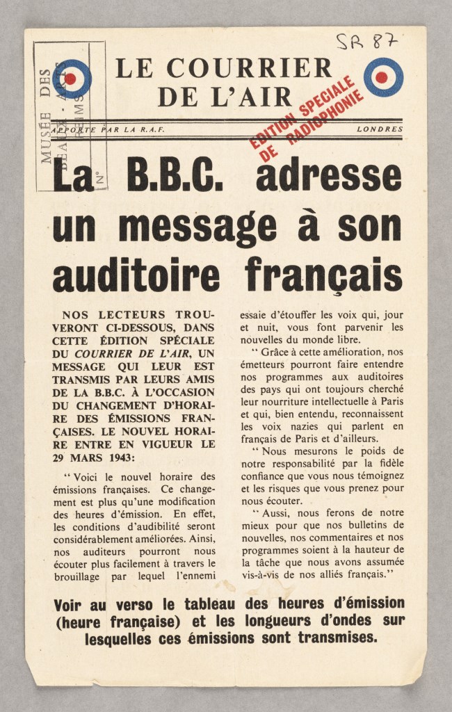  par Renseignement militaire britannique
