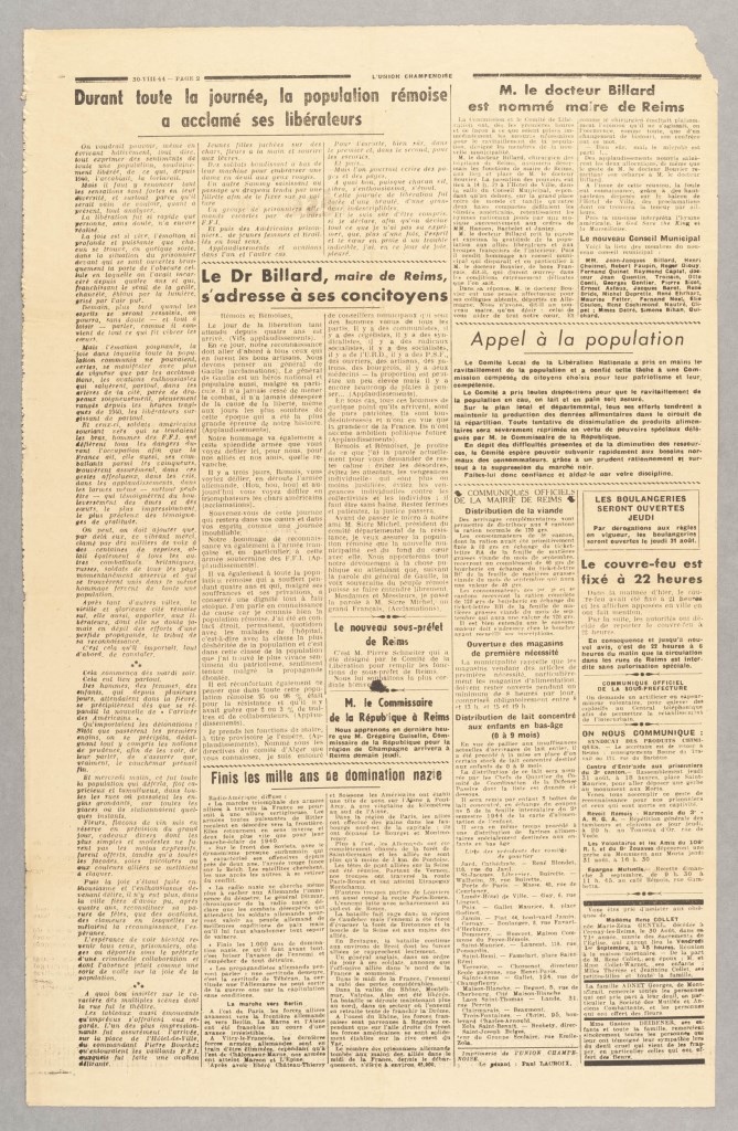  par COMITÉ DÉPARTEMENTAL DE LA LIBÉRATION NATIONALE