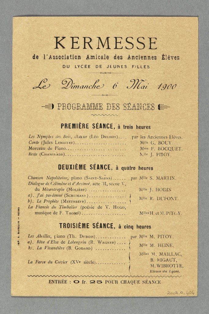  par ANONYME FRANCAIS 20ème siècle