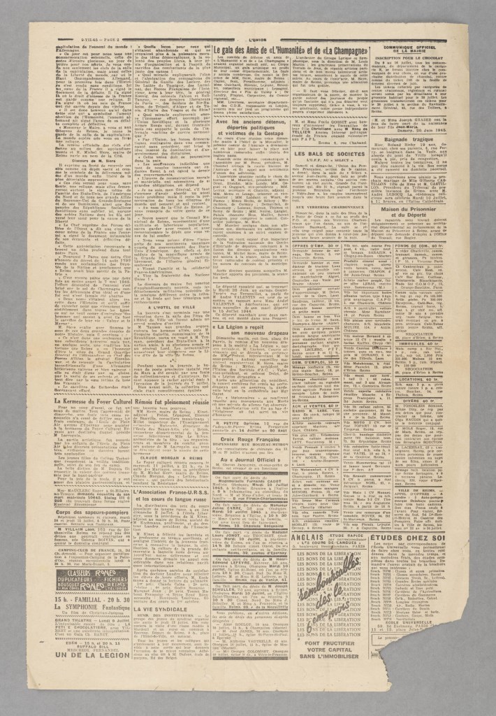  par COMITÉ DÉPARTEMENTAL DE LA LIBÉRATION NATIONALE