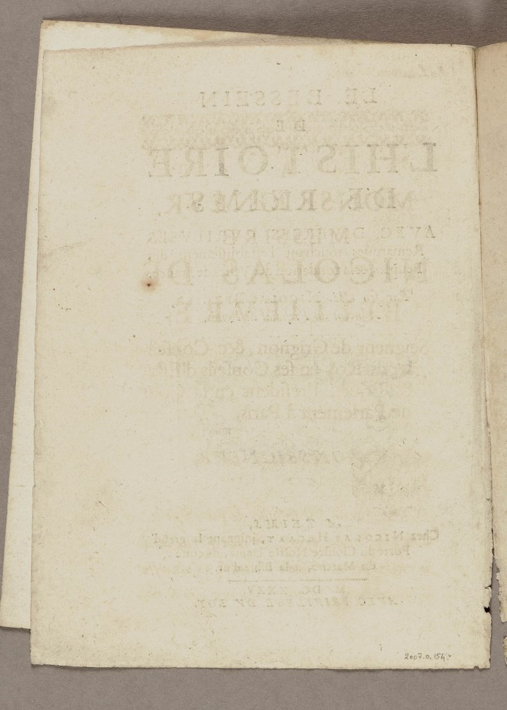  par ANONYME FRANCAIS 17ème siècle