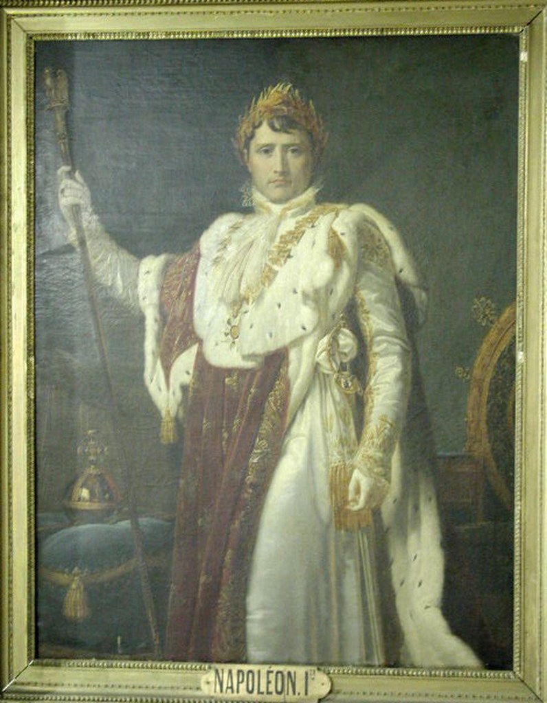 Portrait de l'Empereur Napoléon Ier en costume de sacre 