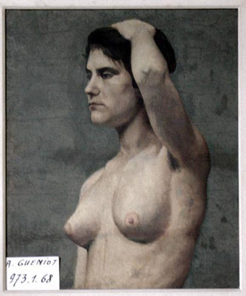 Portrait de modèle femme nue, GUÉNIOT - Portail officiel des Musées de Reims